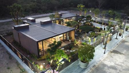 Nhà khung thép 172m2 lắp ghép trong 13 ngày